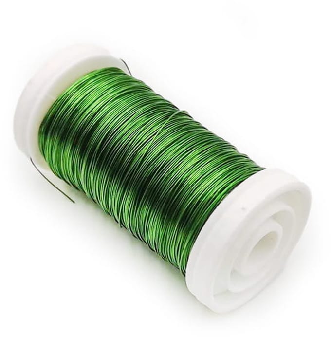 Mech-mech - Floristendraad - Groen - 100m - Glad