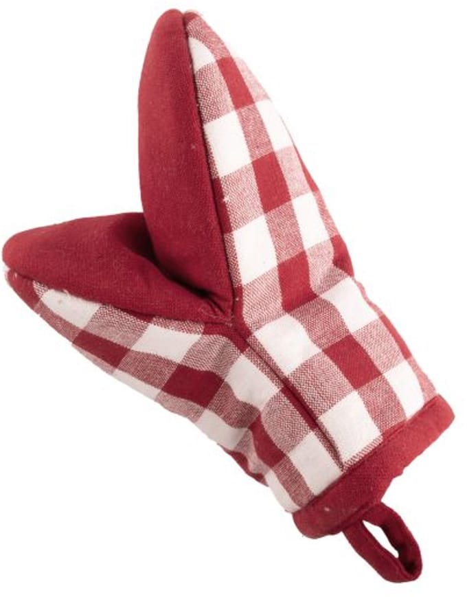 Gripper GINGHAM - SET/2 - 13x19 cm, rood