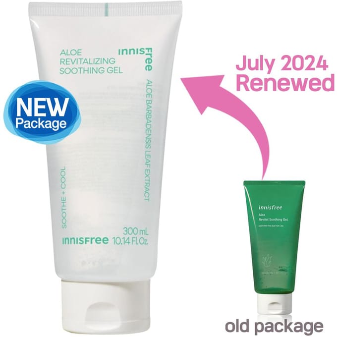 Innisfree Aloë Revital Verzachtende Gel 300ml AUTHENTIEKE WINKEL white