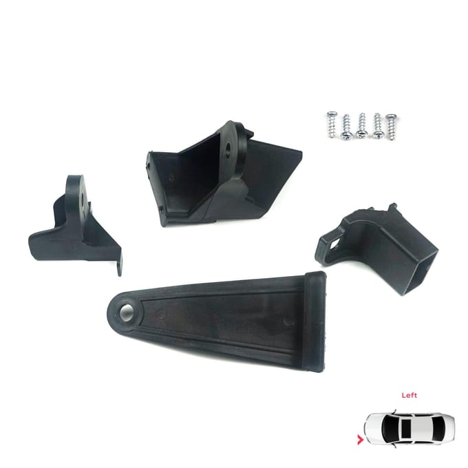 BHL522 Support de Phare Support de Montage Kit d'Onglets de Réparation Côté Gauche pour Renault Symbol MK3 2013-2017 Pré-Facelift 260607796R