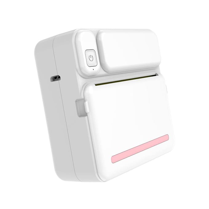 Draagbare miniprinter Studentenstudieprinter Etiketten Handige thermische printer Mobiele telefoon BT blauw