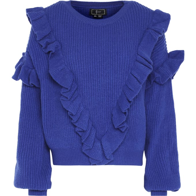 Faina Jumper Dames kobalt blauw