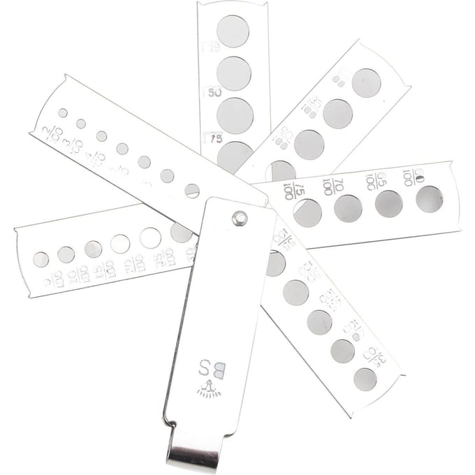 Sieraden Apparatuur Accessoire Diamant Edelsteen Ventilator Maatmeter Steen Meetinstrument white