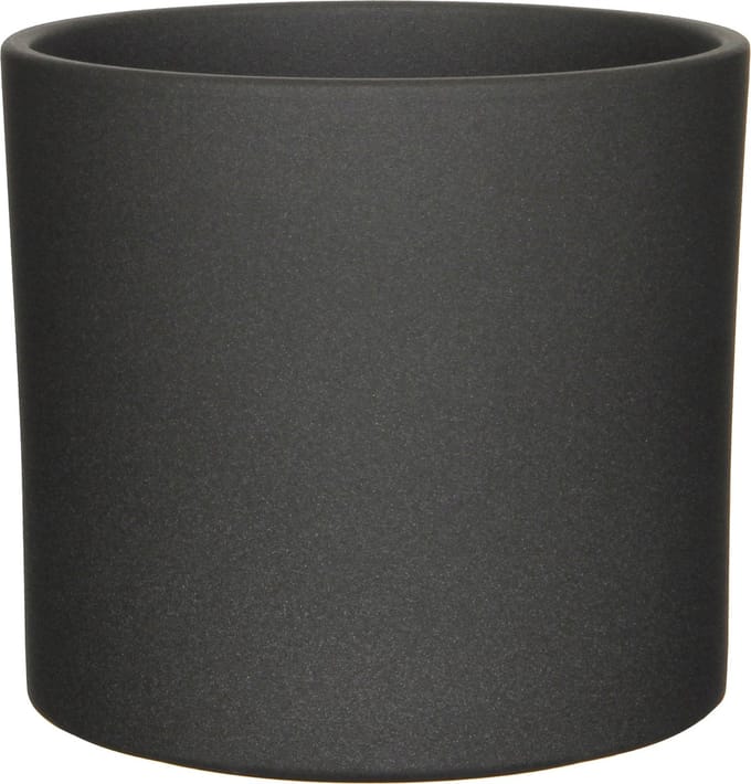Mica Decorations Bloempot - grijs - mat - keramiek - 23 x 21 cm - plantenpotten
