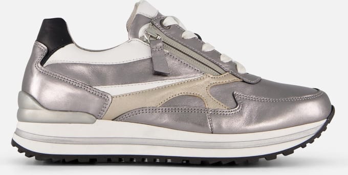 Gabor Sneakers zilver Leer - Dames