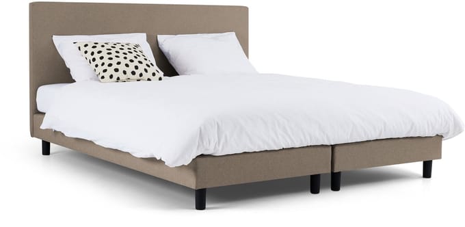 Maxi Box Ambra met Easy Pocket 300 matras - 140 x 200 cm - taupe