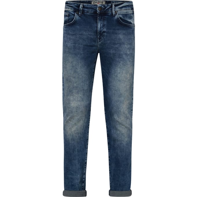 Petrol Industries - Heren Seaham Slim Fit Jeans  - Blauw