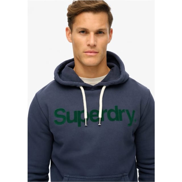 Superdry CLASSIC CORE LOGO HOODIE Heren Trui - Maat M