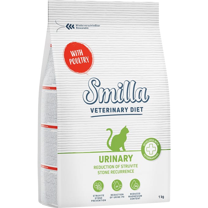 1kg Urinary met Gevogelte Smilla Veterinary Diet Kattenvoer