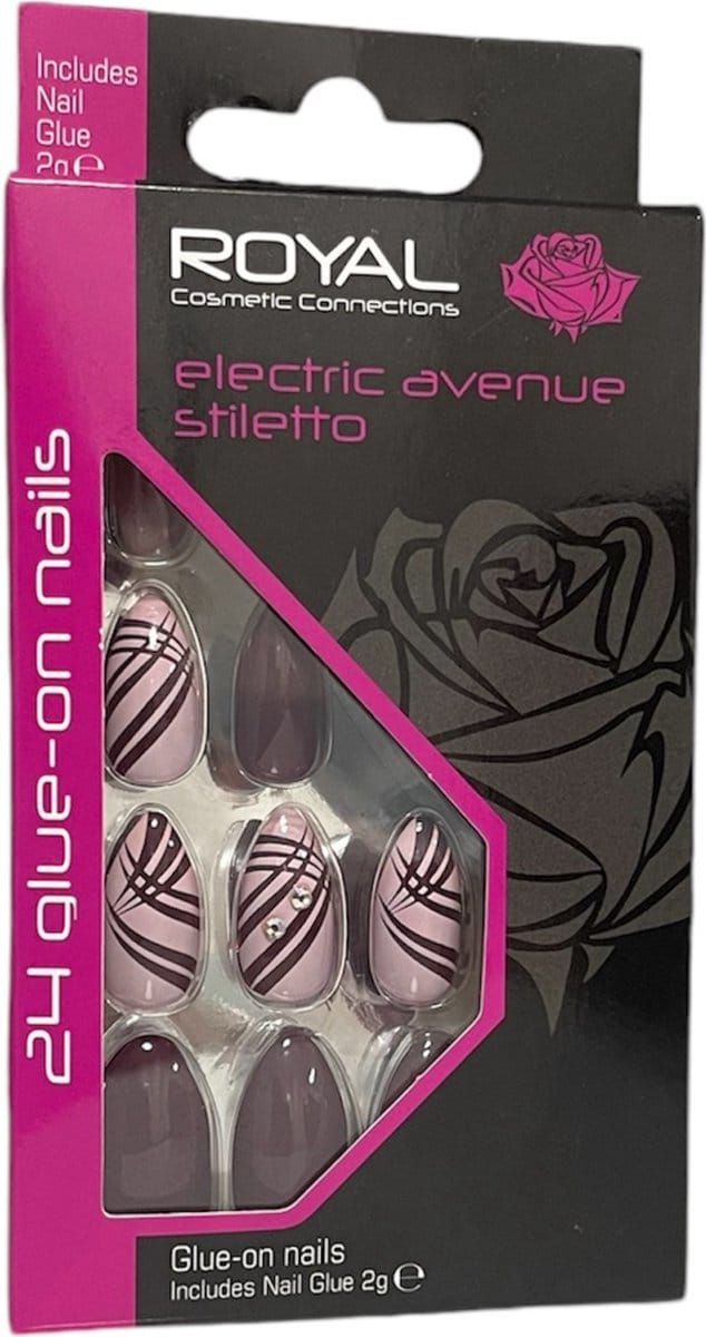 Royal Electric Avenue Stiletto 24stuks Nagels