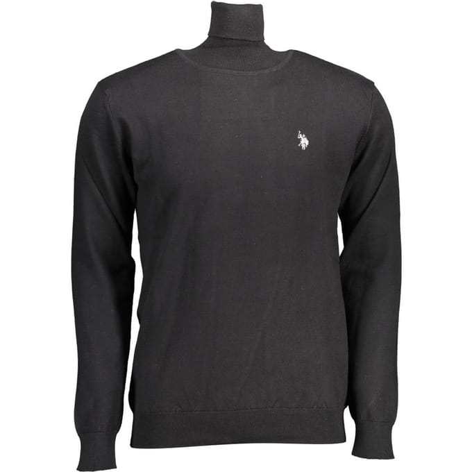 U.S. POLO ASSN. Zwarte Katoenen Heren Coltrui
