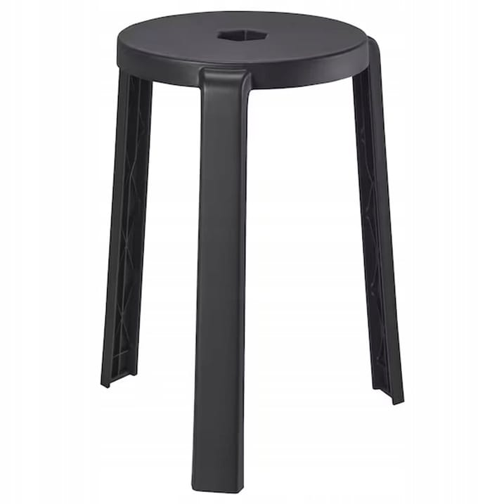 IKEA IBBARBO Krukje, Antracietgrijs, 45 cm