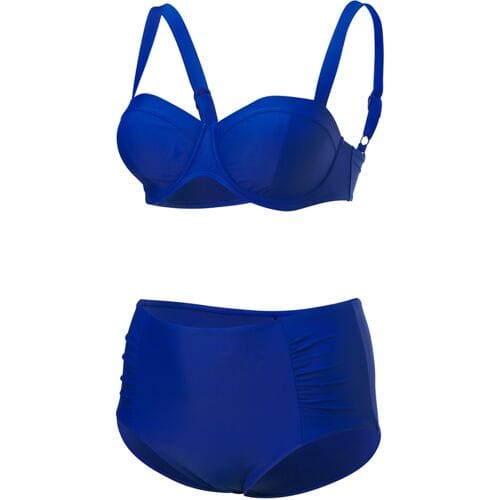 CRIVIT Dames badpak of bikini - plus size (Blauw, 46C)