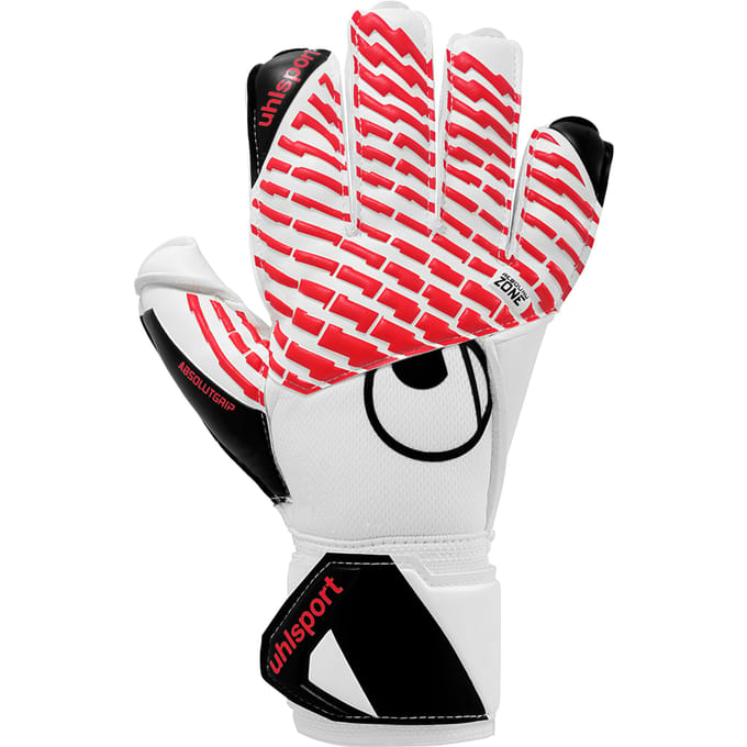 Uhlsport FM Absolutgrip White/Black/Red - Keepershandschoenen - Maat 5