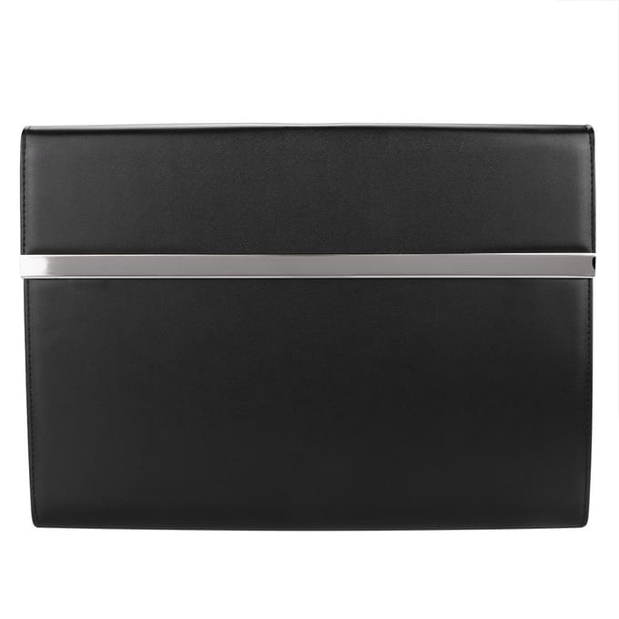 Draagbare Duurzame PU Zakelijke Tas Documententas Aktetas Map Brief Zakelijk Cadeau black