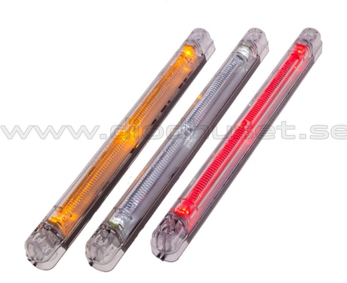Markeringslicht - Ledson - 9.3 - 23.7cm - Amber - 12V-24V