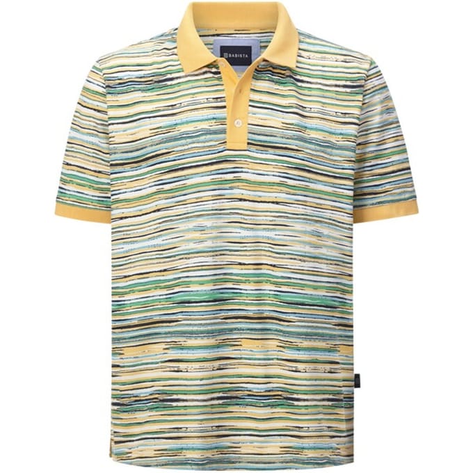 Babista herren Poloshirt - 68/70 - geel - Plus Size