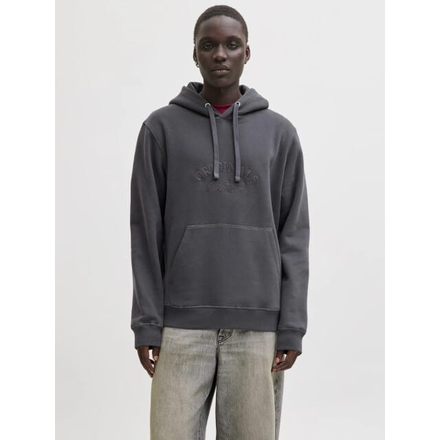 Jack & Jones Heren Hoodie JORBLEECKER Donkergrijs - Maat L
