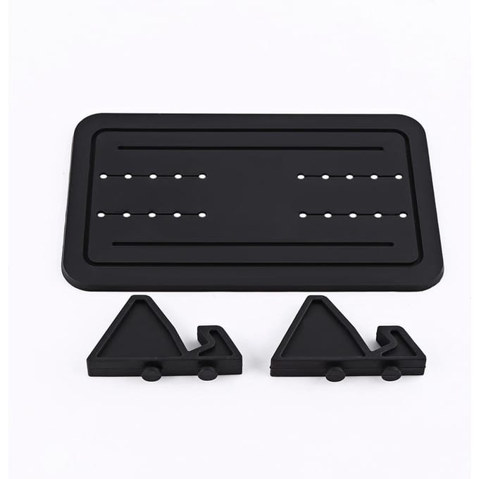 Support universel de téléphone portable en gel de silicone pour tableau de bord de voiture black
