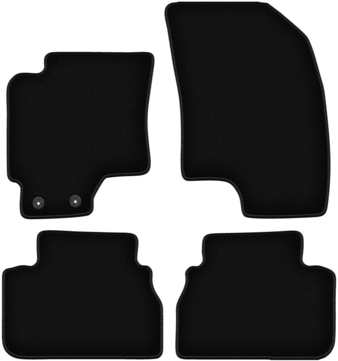 BASIC zwarte veloursmatten voor: Chevrolet Evanda sedan (2006-2012)