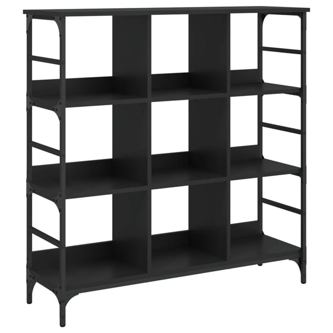vidaXL - Dressoir - 102x32x103,5 - cm - bewerkt - hout - zwart