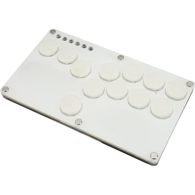 Fighting Stick Controller Hot Swap Mechanische Schakelaar Mini Arcade Stick Controller Box voor PS3 voor white