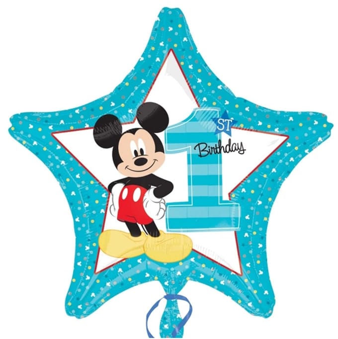 AMSCAN - Mickey eerste verjaardag ballon