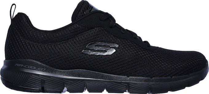 Skechers Flex Appeal 3.0-First Insight Dames Sneakers - Black/Black