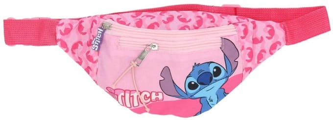Roze heuptasje Stitch - heup tasje voor kinderen - lilo en stitch