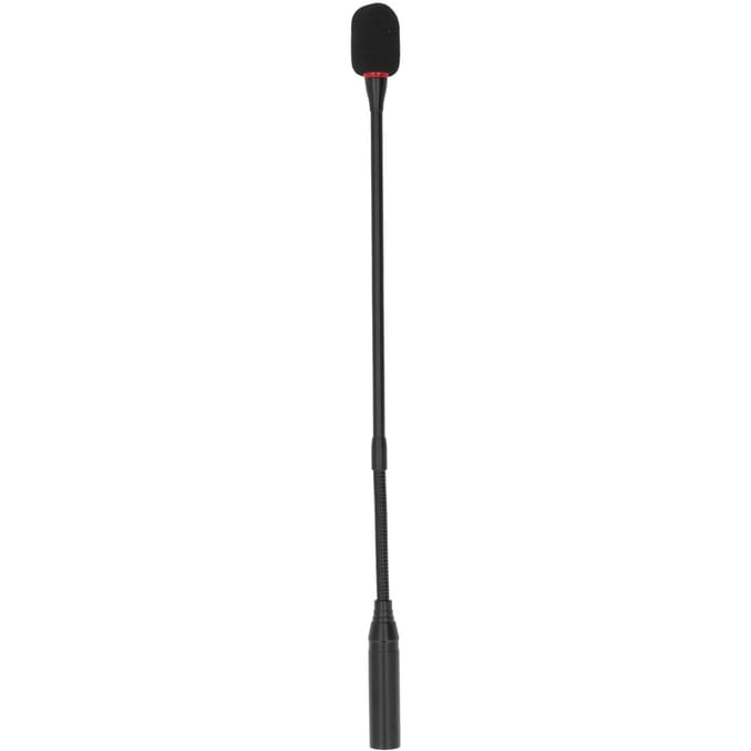 Zwanenhalsmicrofoon 17,7 inch Flexibel Ruisonderdrukkend Zwanenhals Plug-in Microfoon met Voeding