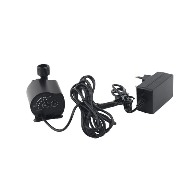 Pompe à eau 12V 15W Débit 800LPH Hauteur de refoulement 5m Contrôle 5 vitesses Pompe à eau DC avec ventouse