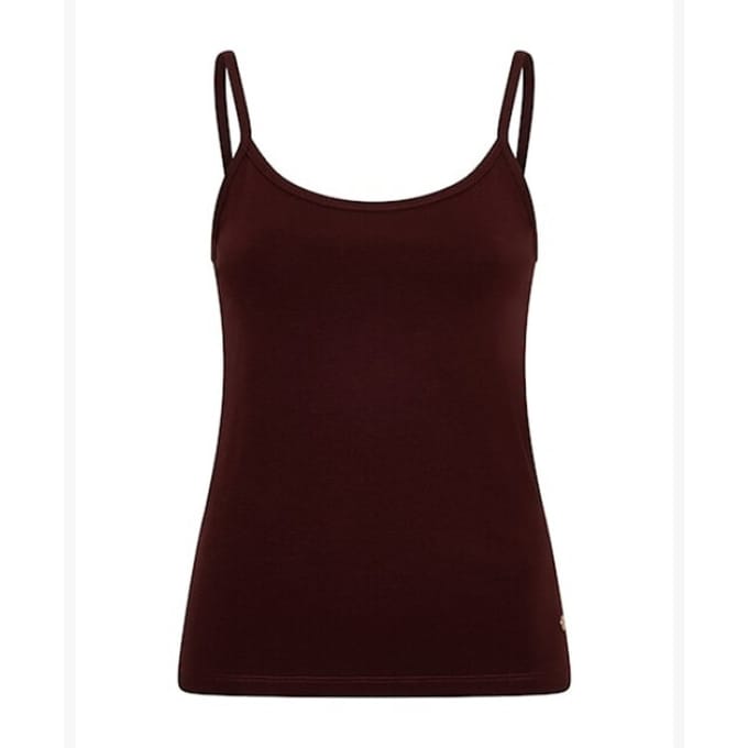 Red Button Singlet srb5140 burgundy