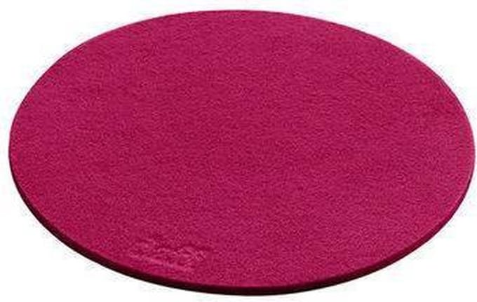 Daff Onderzetter - Vilt - Rond - 20 cm - Raspberry - Roze