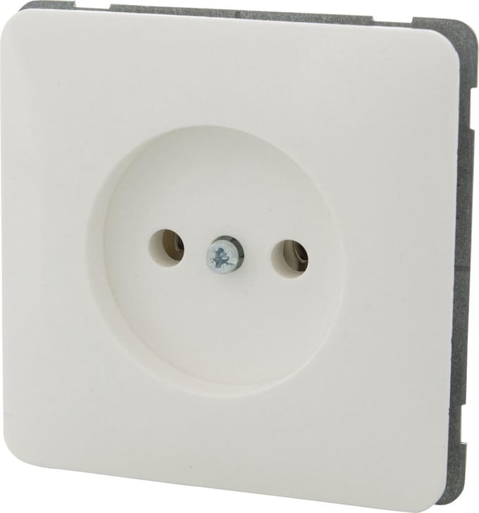 Peha Standaard Inbouw Stopcontact - 1-voudig - Polarwit
