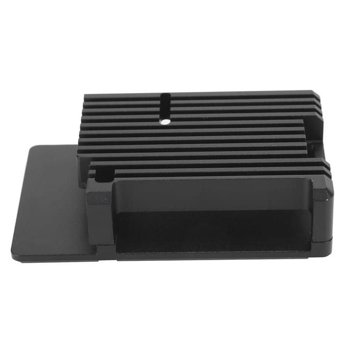 Boîtier Dissipateur Thermique en Alliage d'Aluminium Coque de Protection Boîtier Extérieur 2 Couches pour Raspberry Pi 4B