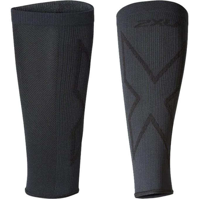 2XU Compressie Unisex Kuitbeschermers Titanium/Zwart