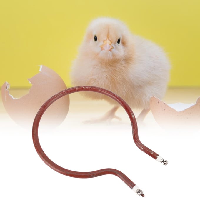 Broedmachineverwarming Circulair verwarmingselement Broedmachineaccessoires (200W Kleine Cirkelvormige) beige