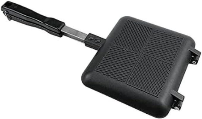 Sandwich Maker - Tosti Pan - Broodjes Bakken - Dubbelzijdig - 35 cm - Zwart