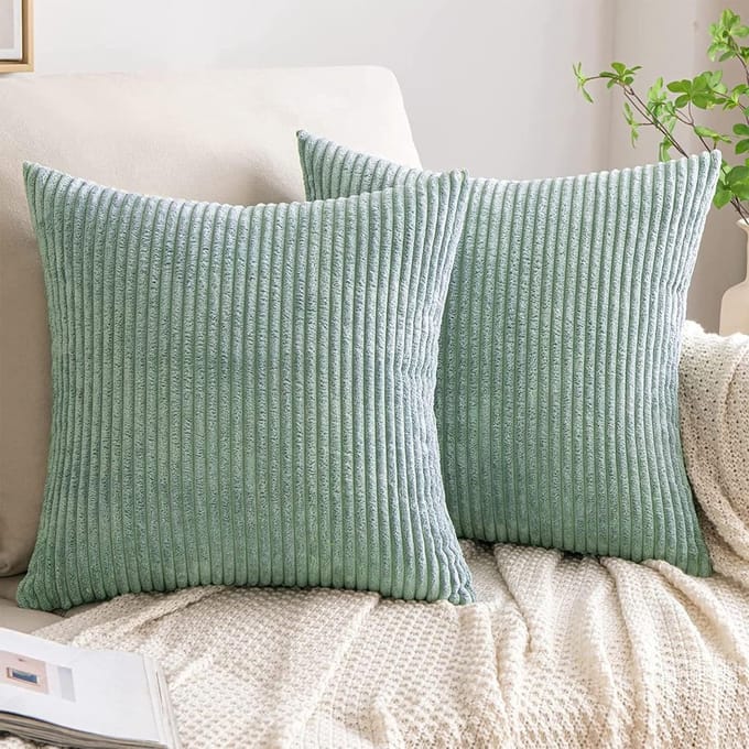 Set van 2 Fluwelen Kussenslopen voor Luxe Slaapcomfort en Interieurdecoratie