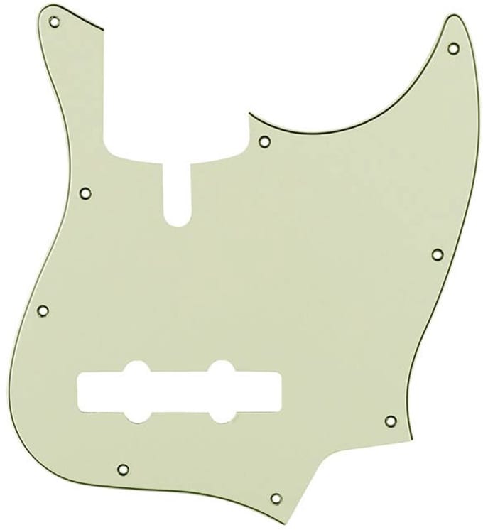 Boston M5V-310-M pickguard, Sire Marcus Miller V-series 5-string, 3 ply, mint green