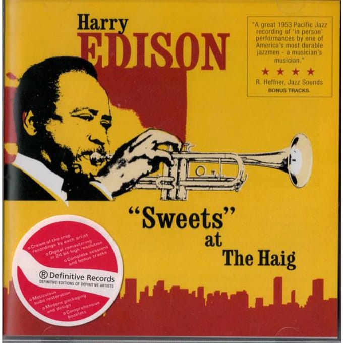 CD HARRY EDISON - Sweets at the Haig  DRCD11248 Definitive Reco 2003 Spanje Jazz Gebruikt brown