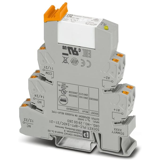 Phoenix Contact PLC-RPT- 24DC/21-21 Interfacerelais 24 V/DC 6 A 2x wisselcontact 10 stuk(s)