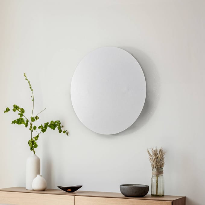TK Lighting wandlamp Lunia New, wit, Ø 40 cm