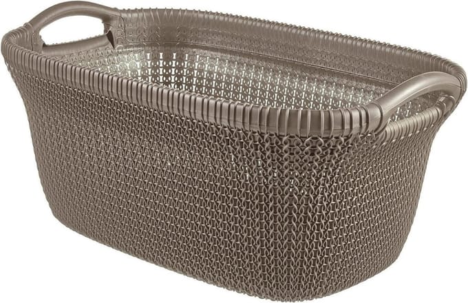Curver Knit Wasbox - 40 l - Bruin