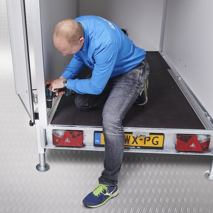 Datona® Bindrails (2 stuks) voor aanhangwagens - 150 cm