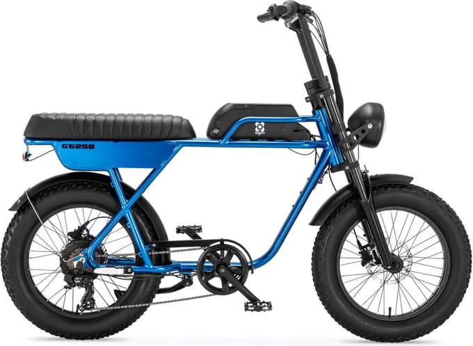 AGM GT250 - Fatbike - 12.8Ah - Blauw- Hydraulische remmen