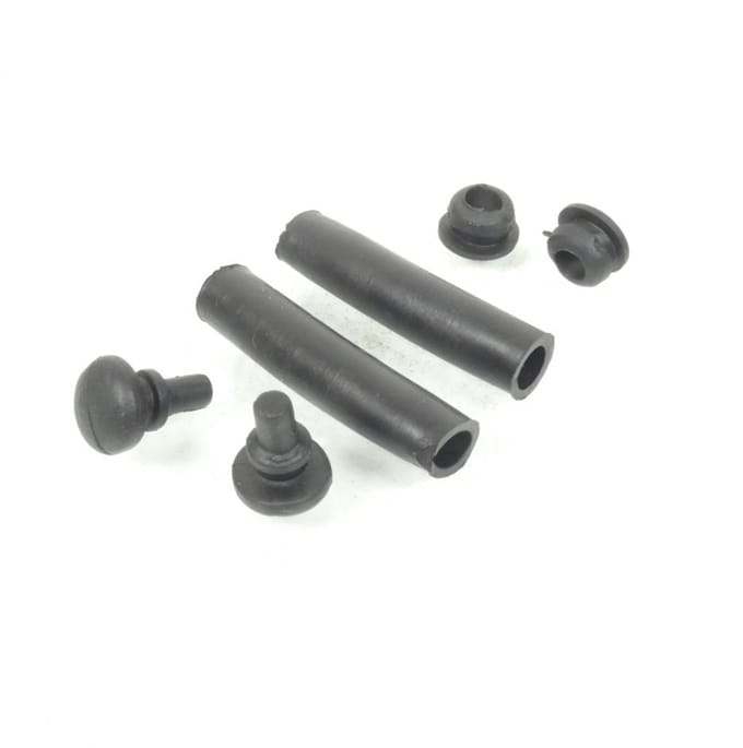 Set 6 rubbers RMS voor scooter Piaggio 150 Vespa Pxe Arcobaleno 1981-97 Nieuw