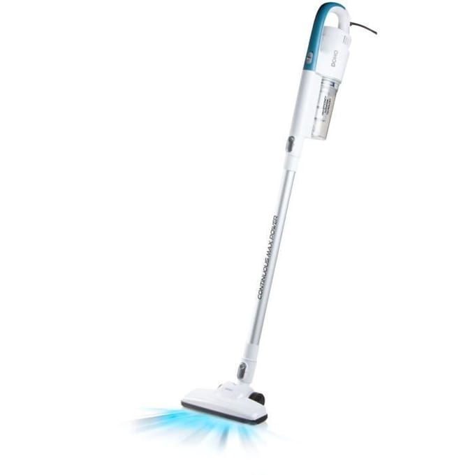DOMO DO237SV - Steelstofzuiger - 0,45L - Blauwwit
