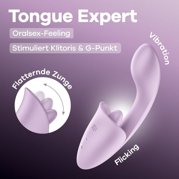 Satisfyer 'Tongue Expert', 18 cm