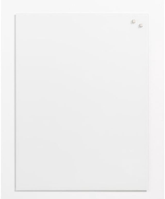 NAGA  Glassboard 60x45cm Puur Wit